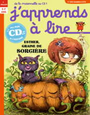 Couverture J'apprends à lire "Esther, graine de sorcière"Novembre 235